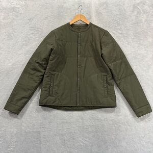 Burton‎ Living Lining Jacket Womens S Green Quilted Pockets Snap Button